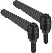 Flesselli 2 pezzi - Adattabile - Chiave inglese con pulsante a compressione - Lega di alluminio - M8 x 20 mm - Per macchine e apparecchiature - Viti a maniglia