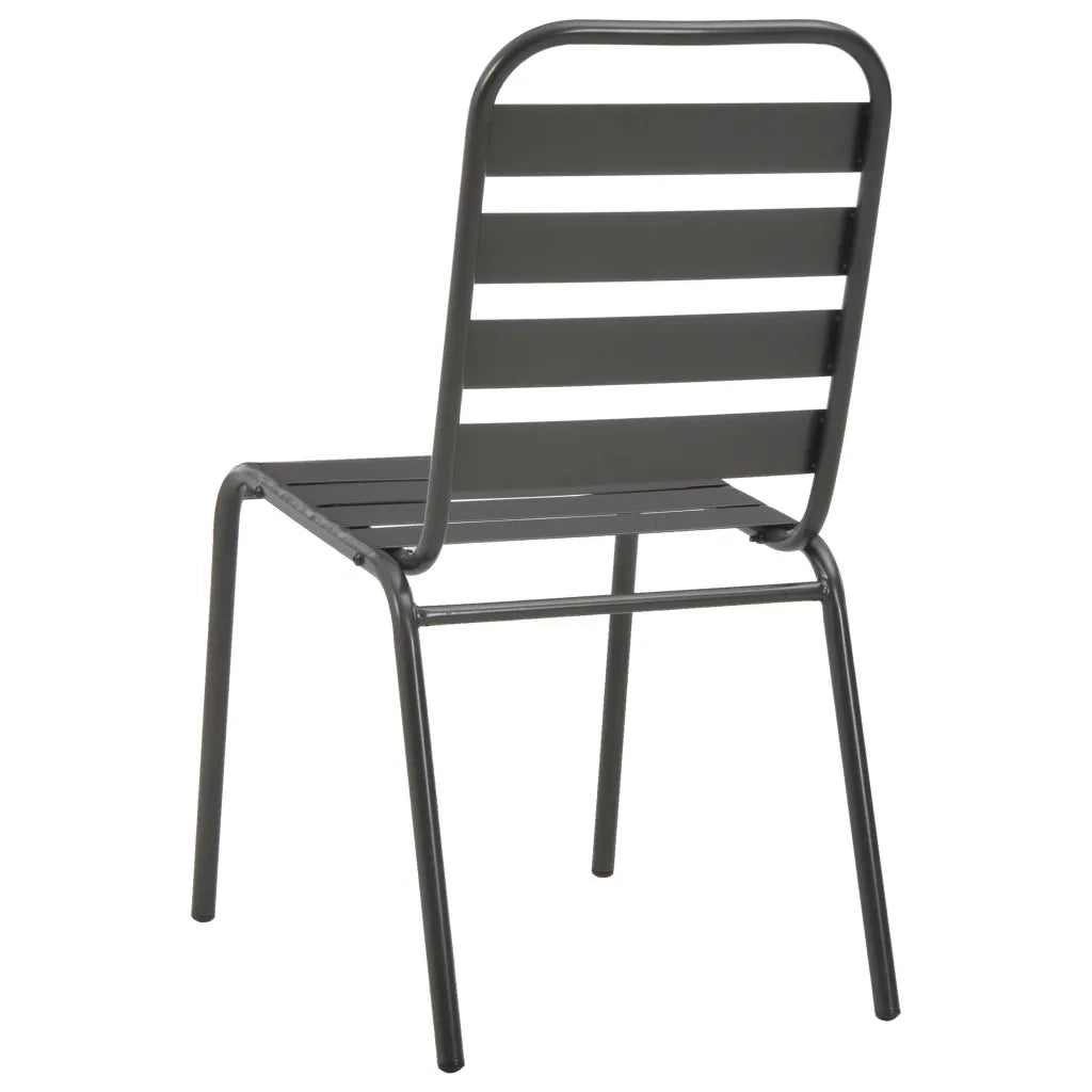 Set da Bistrot 3 pz in Acciaio Grigio Scuro 44261