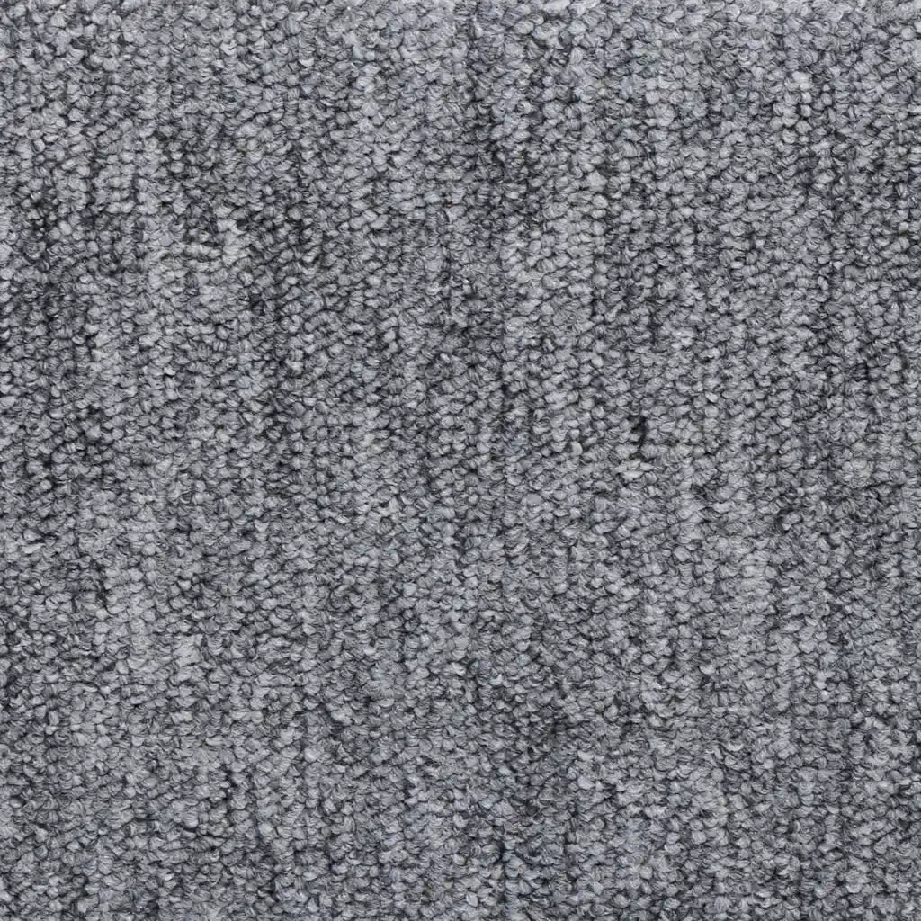 Tappetini per scale 30 pz 65x21x4 cm Grigio chiaro Bordo rettangolare 3365778