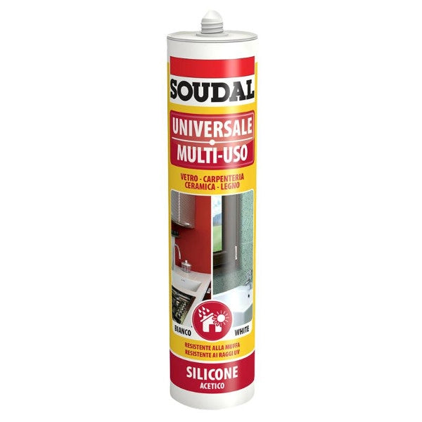 SILICONE ACRILICO SOUDAL 300 ml - Bianco - SOUDAL