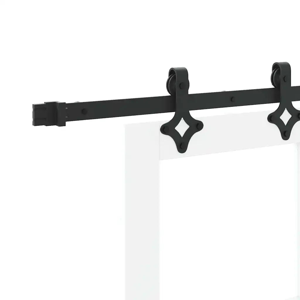 Porta scorrevole ORKDAL Bianco e Nero 83 x 211 cm 3332196