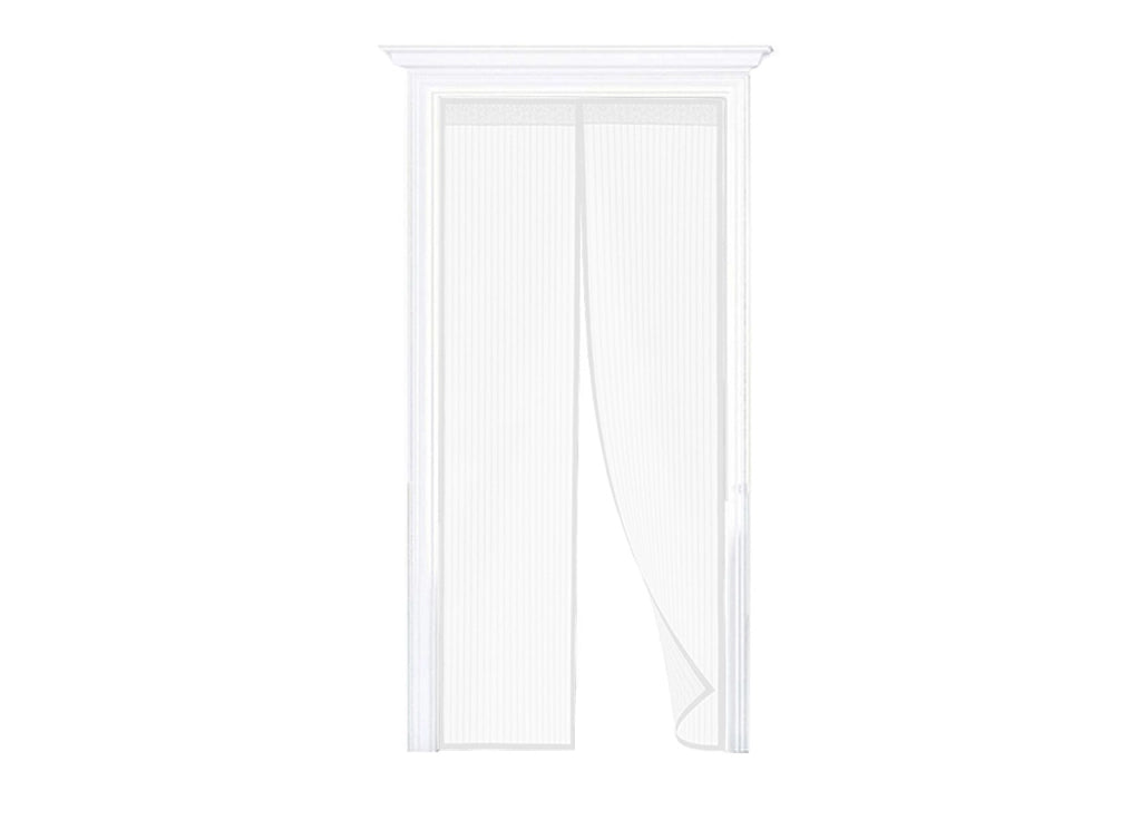 Zanzariera Magnetica Per Porta Ingresso E Finestre Anti Insetti Zanzare Protezione Cimici Mosche Si Chiude da Sola - 120X240 - Bianco