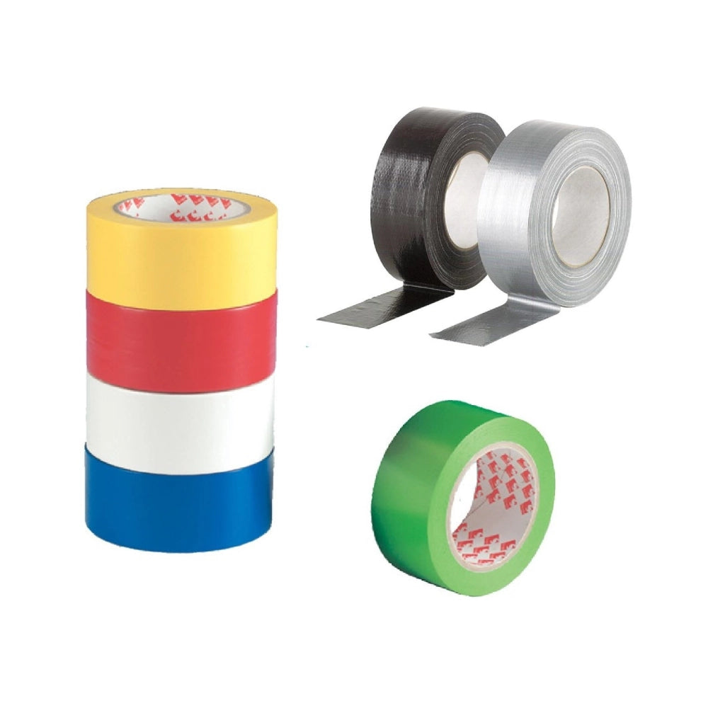 Nastro adesivo telato americano impermeabile giallo verde rosso blu nero marrone VERDE