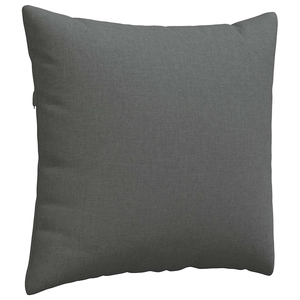 Cuscini da Divano 2 pcs Grigio scuro 45 x 45 cm Tessuto 42013912