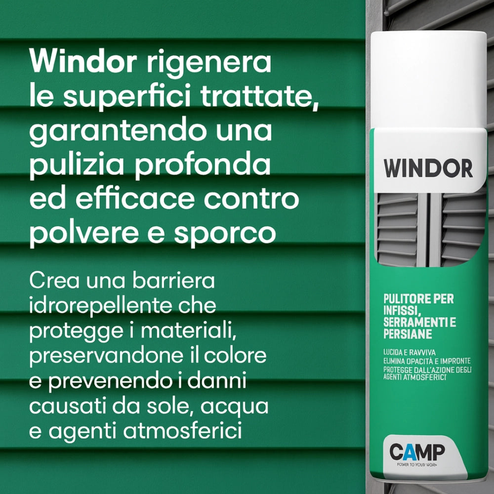 Windor spray lucida e ravviva infissi e serramenti 500 ml
