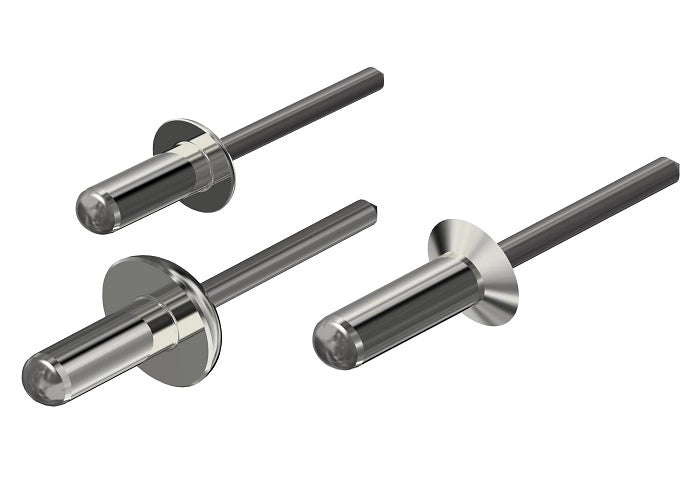 RIVETTO A STRAPPO 4,8x12 mm - 100 pezzi- TECFI