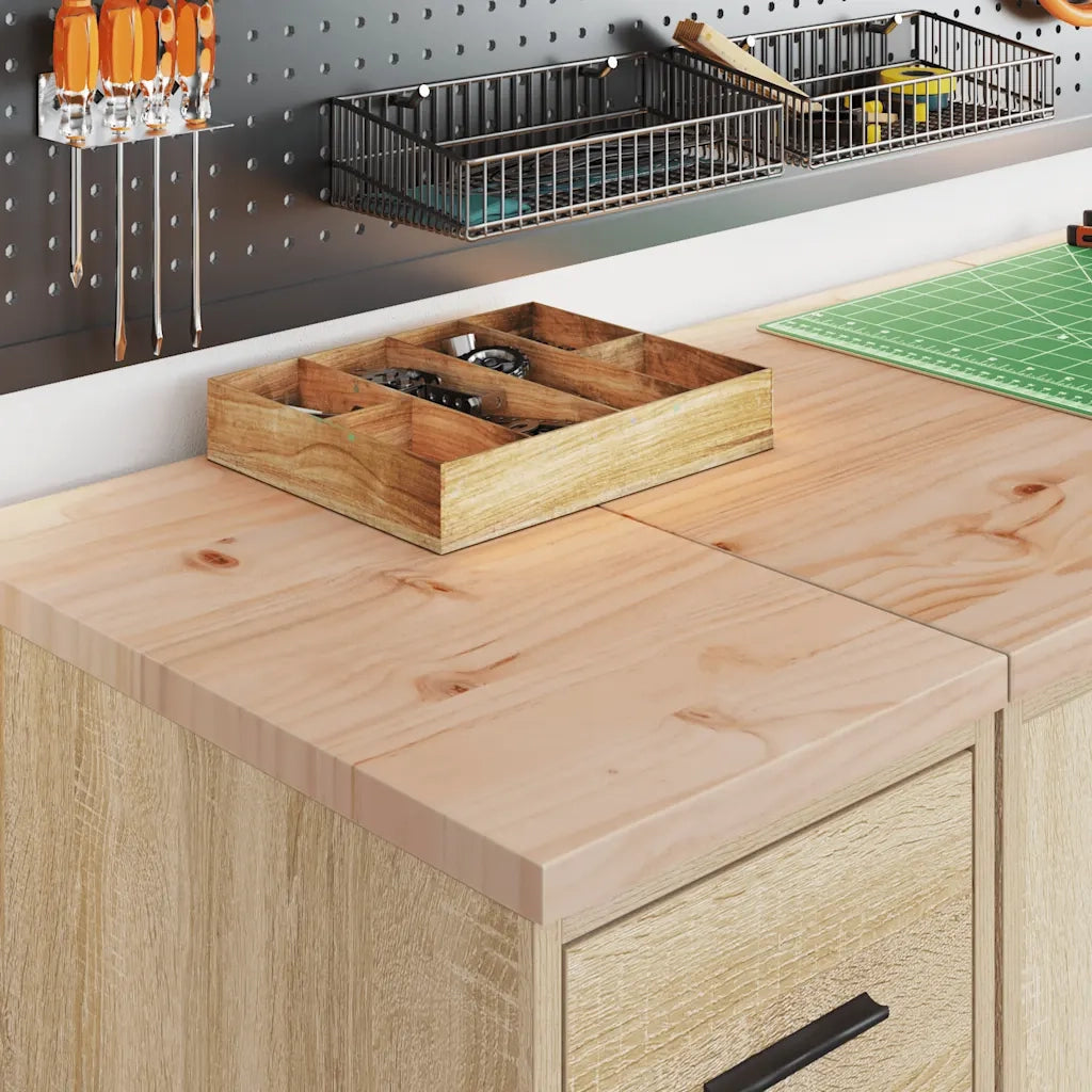 Armadi da Garage 2 pz Rovere Sonoma in Legno Multistrato CFW2353161