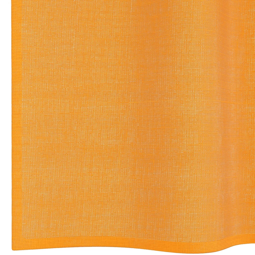 Tende in Voile con Occhielli 2 pz Arancio 140x260 cm