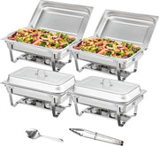 Buffet warmer con coperchio - 2 pezzi