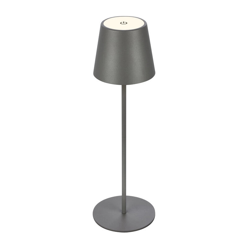 LAMPADA DA TAVOLO BT10004 BATT RICARIC GRIGIO- 1,0 pz