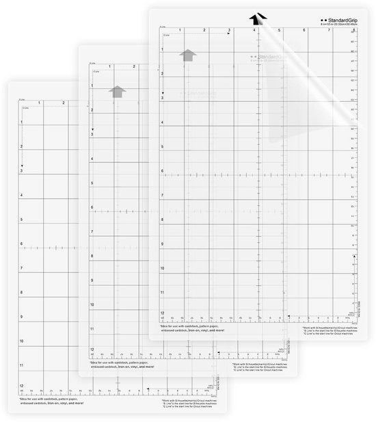 Matrici per tagliare - 8 x 12 pollici - Ideali per scrapbooking e cucito - Materiale di alta qualità