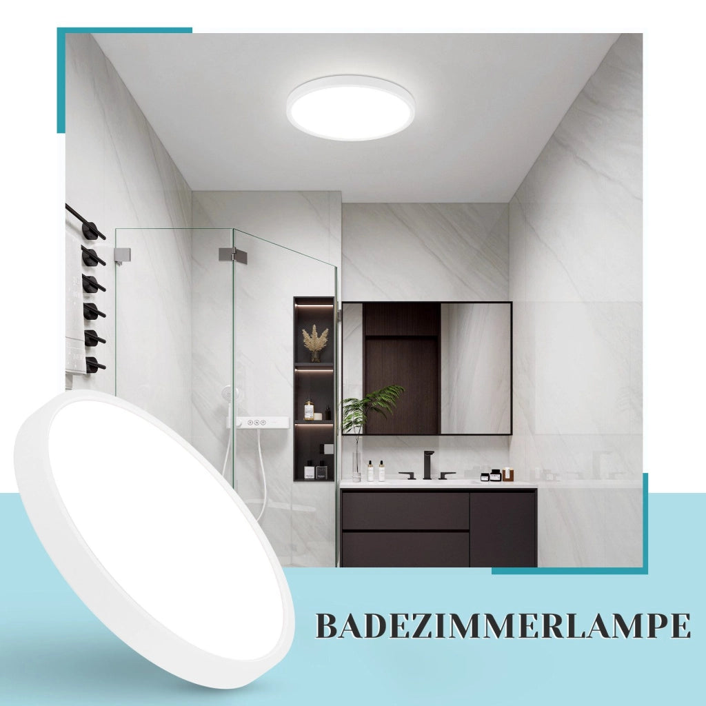ZMH Lampada da soffitto LED piano 18cm 15W bianco 6000K moderna per cucina corridoio camera letto