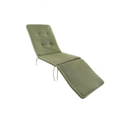 Cuscino per lettino verde primavera cm 200x63