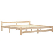 Giroletto senza Materasso-Struttura Letto 200x200 cm in Legno Massello Pino 951527