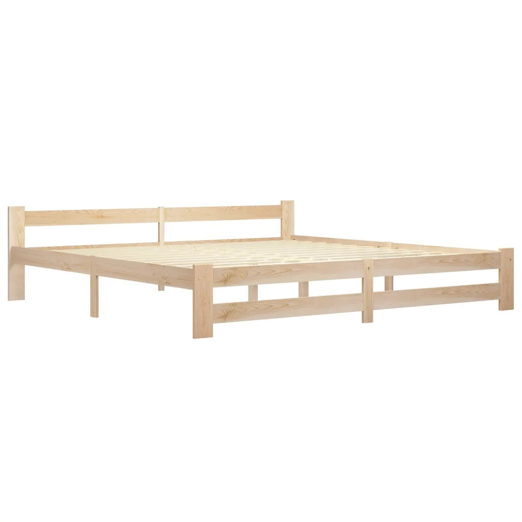 Giroletto senza Materasso-Struttura Letto 200x200 cm in Legno Massello Pino 951527