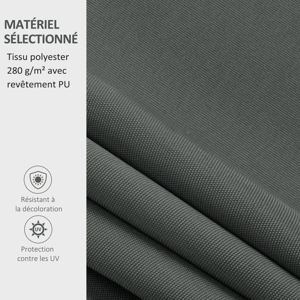Tenda da sole ¨C zephmum ¨C Polyester 280 g/m2 grigio
