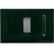 Trade Shop - Placchette Placche In Abs Serie Magic Elite Bticino Compatibili Color Copriprese - Verde -1 Foro     -
