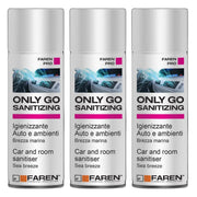Faren only go sanitizing spray igienizzante per auto e ambienti 200 ml 3 pezzi
