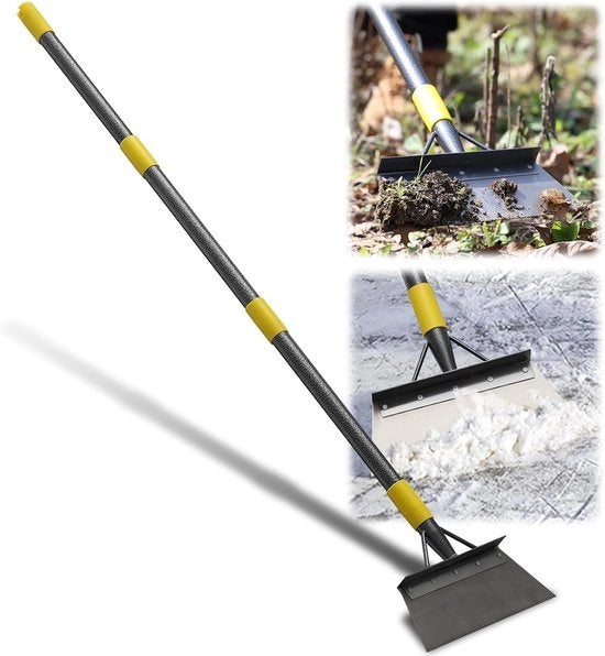 Ferramenta multifunzionale per giardino - Manico regolabile - Spazzola per giardino - Attrezzo per la cura del giardino - Rasoio per siepi/schiaritore - Lunghezza 163 cm - Ferramenta per giardini