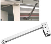 Chiusura automatica per porte interne - Acciaio inossidabile - Piastra di chiusura - Regolazione di chiusura per porte strette - Precisione di chiusura - Regolazione flessibile - Disegno professionale