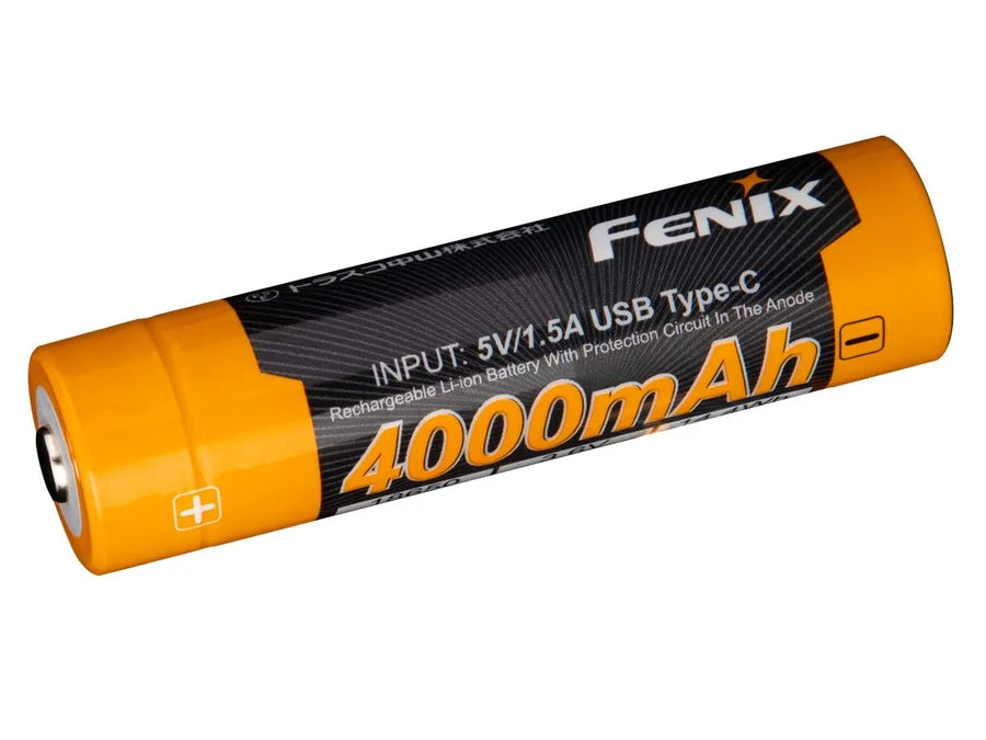 Batteria ricaricabile USB Li-ion 18650 FENIX ARB-L18-4000U 3,7V 4000 mAh