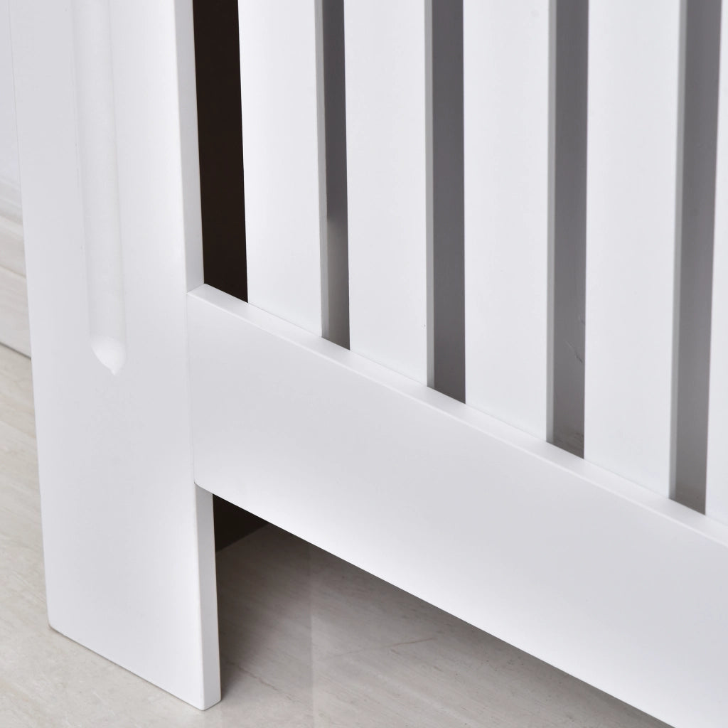 Copritermosifone a Doghe ¨C Minimal ¨C Bianco 112x19x81 cm