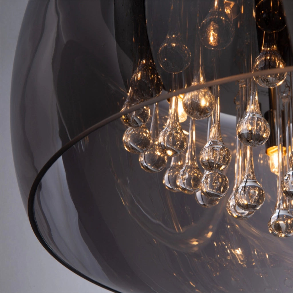 Plafoniera Crystal glamour Zuma Line C0076 6xG9 nera