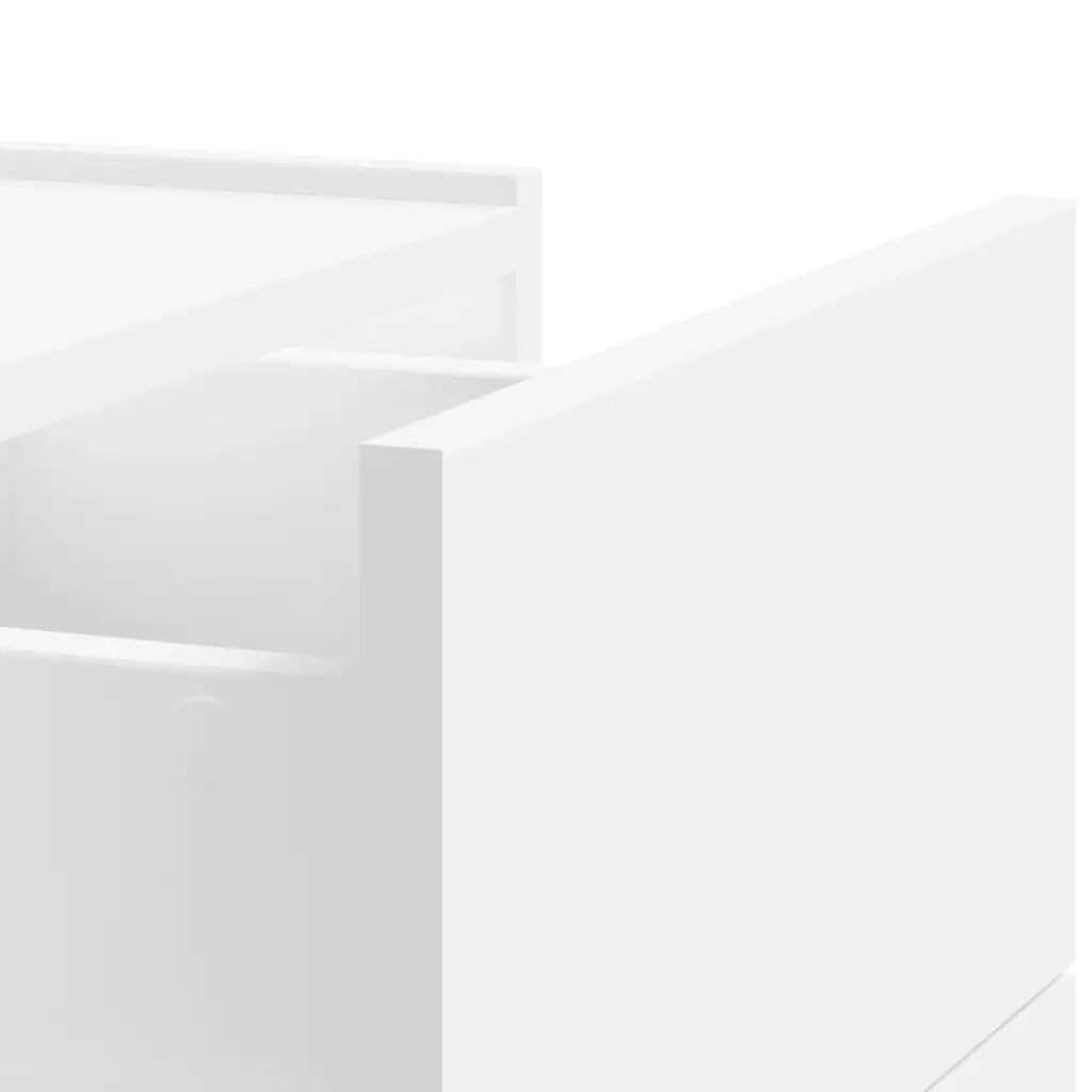 Comodini a Muro 2 pz Bianchi 45x30x35 cm 848326