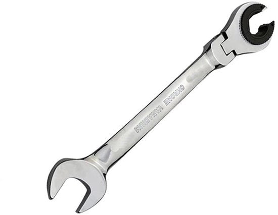 Chiave a stella 10mm - Acciaio Cr-Mo - Testa flessibile - Resistente allo sfregio - Professionale - Lustra alta a cera