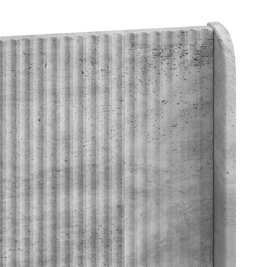 Struttura del letto con stoccaggio e testata Grigio Cemento 3414182