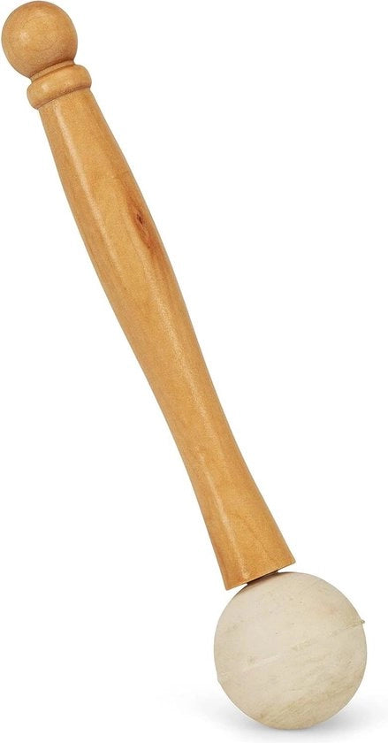 Tono in gomma per gong cristallino - manufatto artigianale - 19cm di lunghezza - con martelletto - 3654
