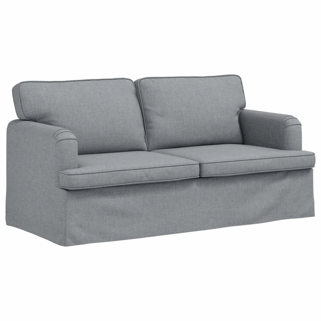 Divano Grigio chiaro 162 x 80 x 85 cm Tessuto 42024490