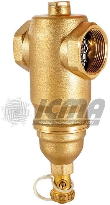 Defangatore F-F dotato di rubinetto di scarico a sfera  1"  ICMA