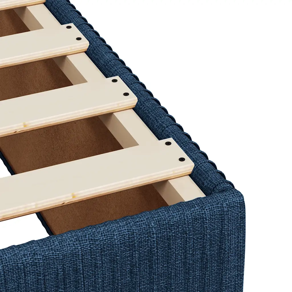 Giroletto senza Materasso Blu 90x190 cm in Tessuto 3284906