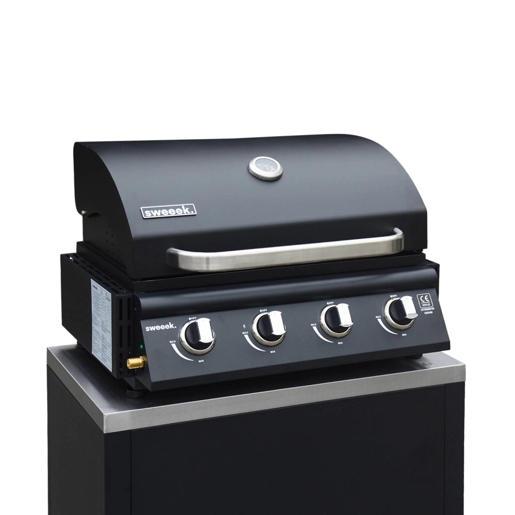 Barbecue a gas 4 bruciatori, da posare su mobile sweeek.