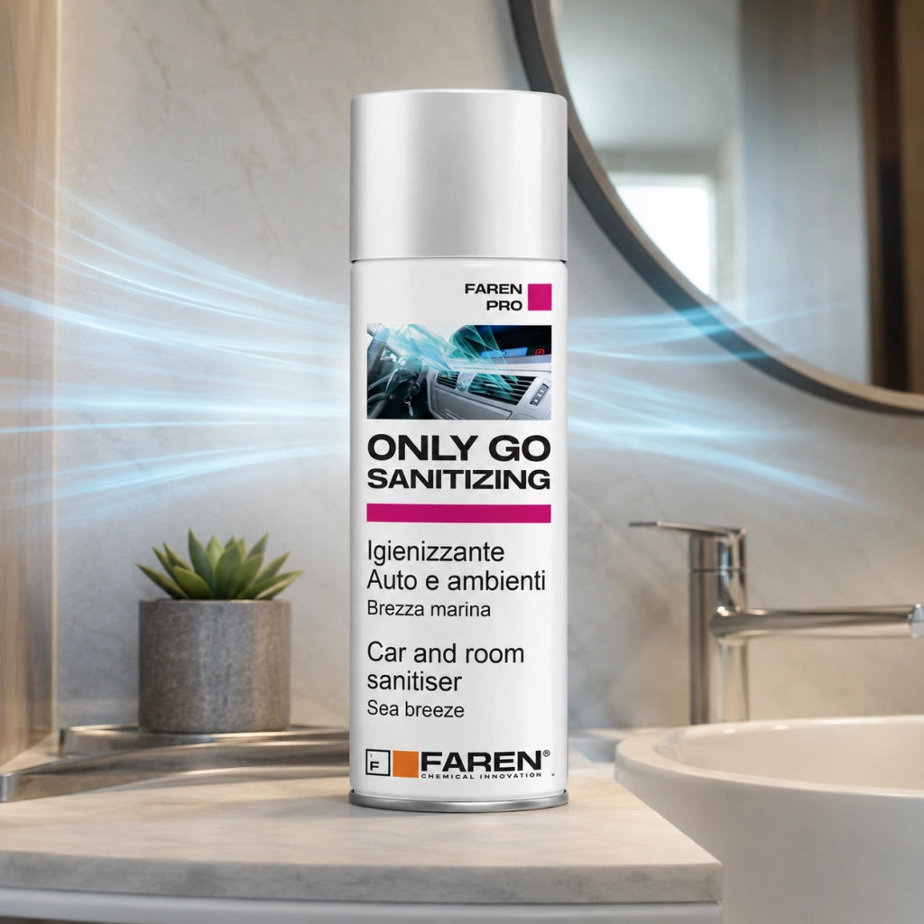 Faren only go sanitizing spray igienizzante per auto e ambienti 200 ml 3 pezzi