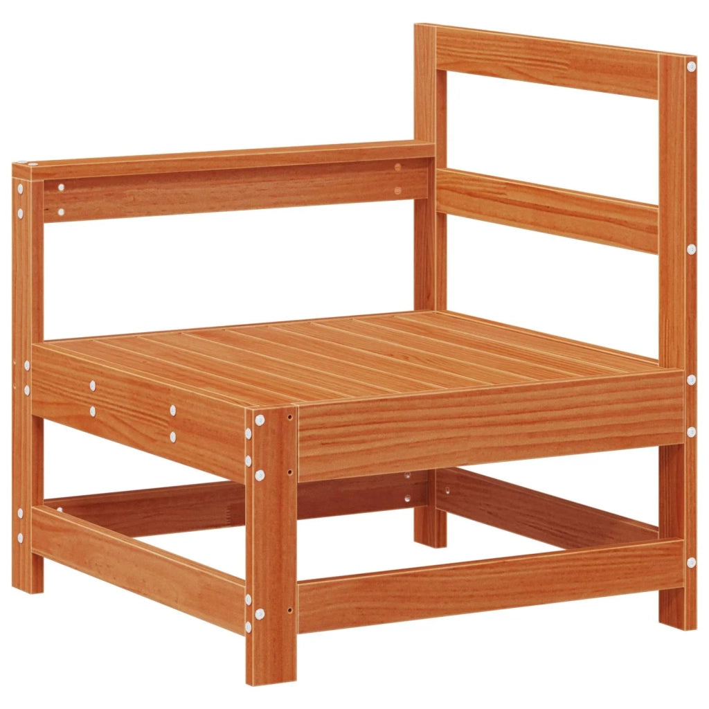 Set Lounge da Giardino 8 pcs Marrone Cera