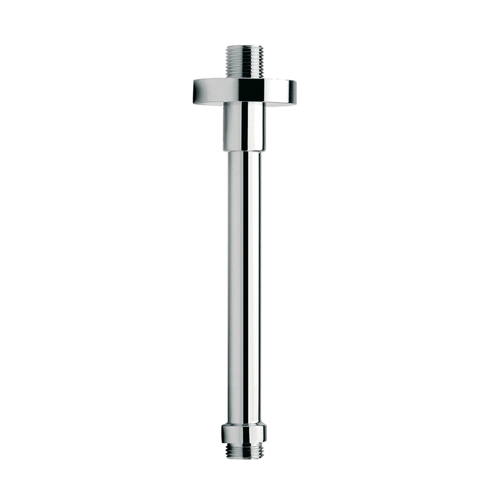 Set doccia tondo braccio verticale 30 cm e soffione 20cm cromo