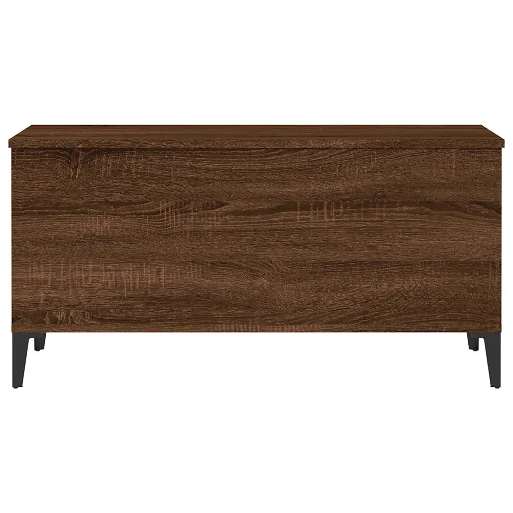 Tavolino salotto | Tavolino da caff¨¨ | Tavolino da Soggiorno Rovere Marrone 90x44,5x45 cm Legno Multistrato