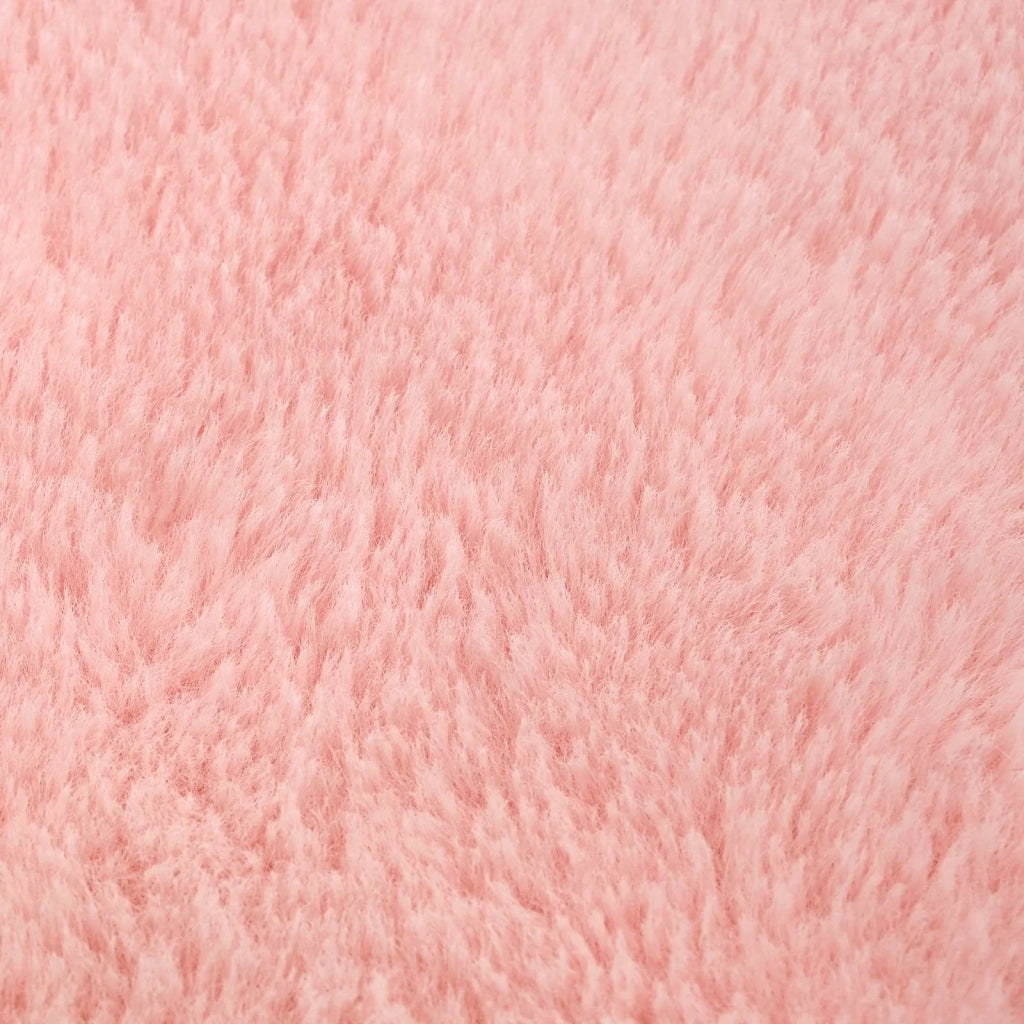 Federa 2 pz HEERLEN Rosa 50 x 80 cm Pelliccia di Coniglio Finta 912169