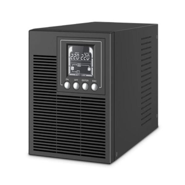 Ups atlantis a03-op1002 server online 1000va (900w) tower doppia batteria usb/epo 4xiec lcd slot snmp (codice a03-snmp2-in)