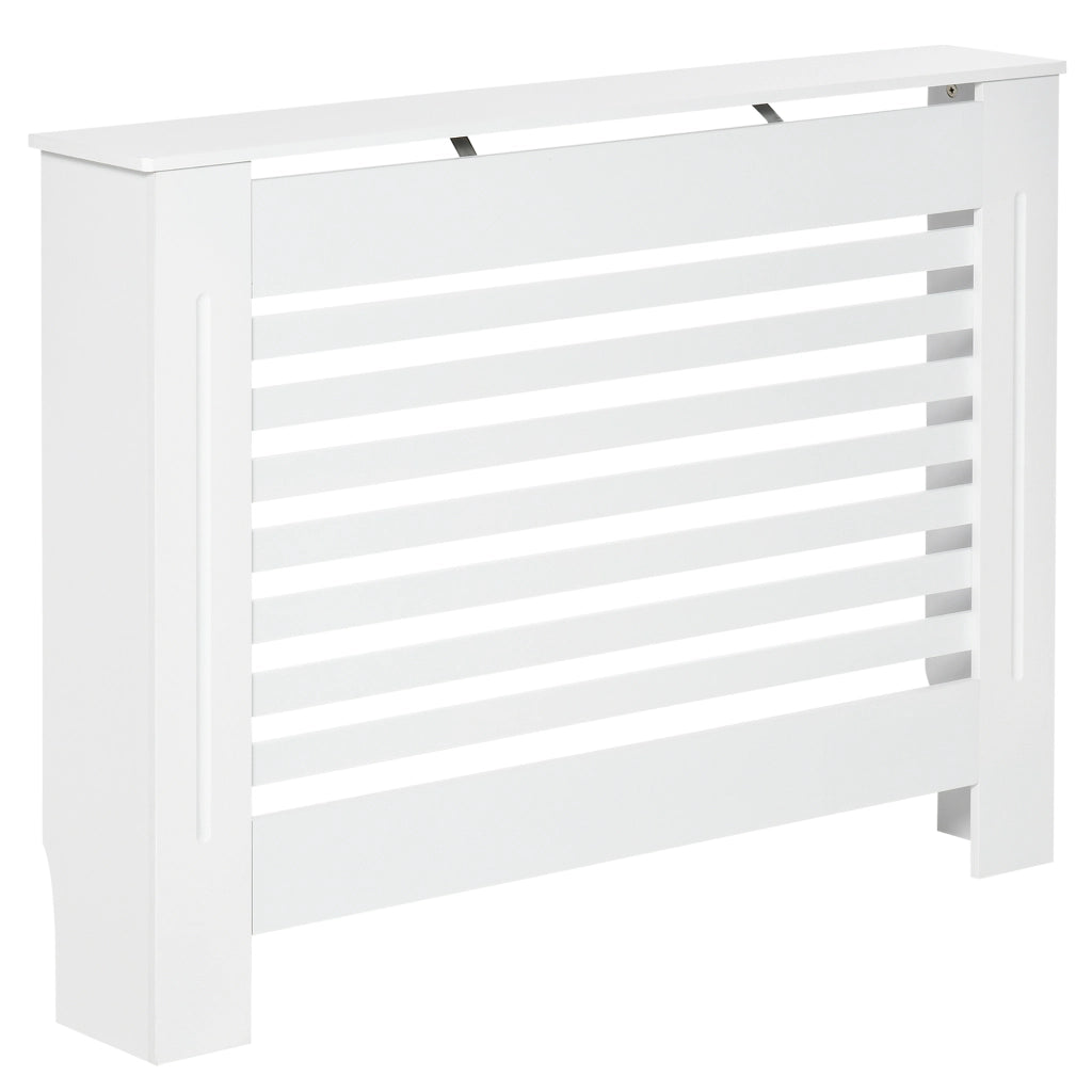 Copritermosifone in Legno Bianco ¨C Minimal ¨C 112x19x81 cm