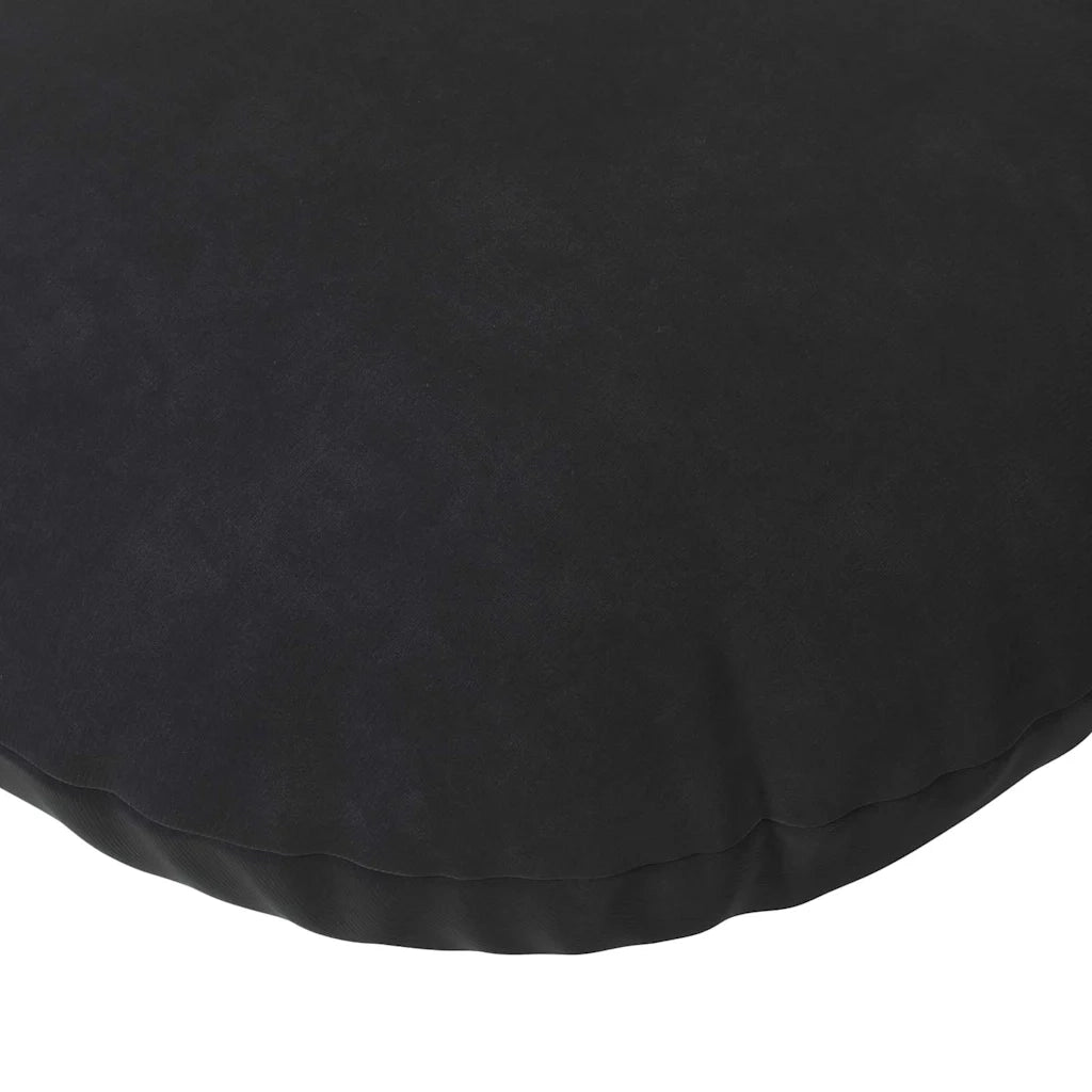 Cuscini per Seduta 2 pcs Nero Ø 80 x 29 cm Velluto 42014254