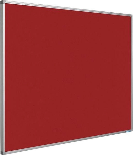 Pannello di appoggio Softline profilo 16mm bulletin Rosso - 120x180cm
