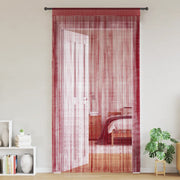 Tende a Filo 2 pz 140x250 cm Rosso Bord¨°