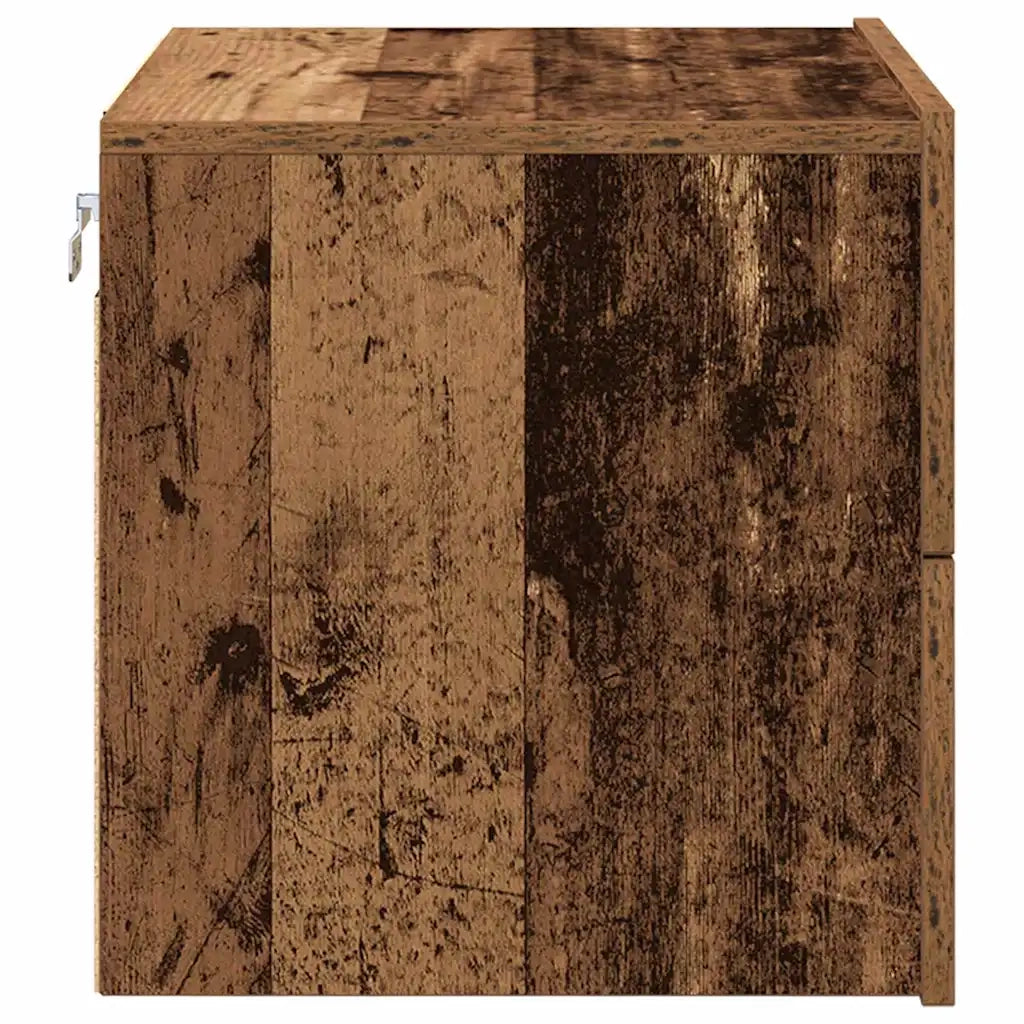 Armadio da Notte 2 pcs Legno vecchio 50 x 39 x 41 cm 863073