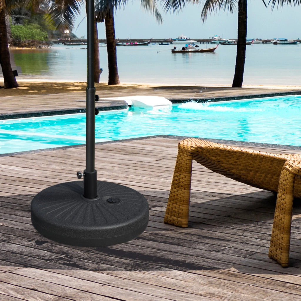 Base per Ombrellone ¨C Minimal ¨C Nero HDPE