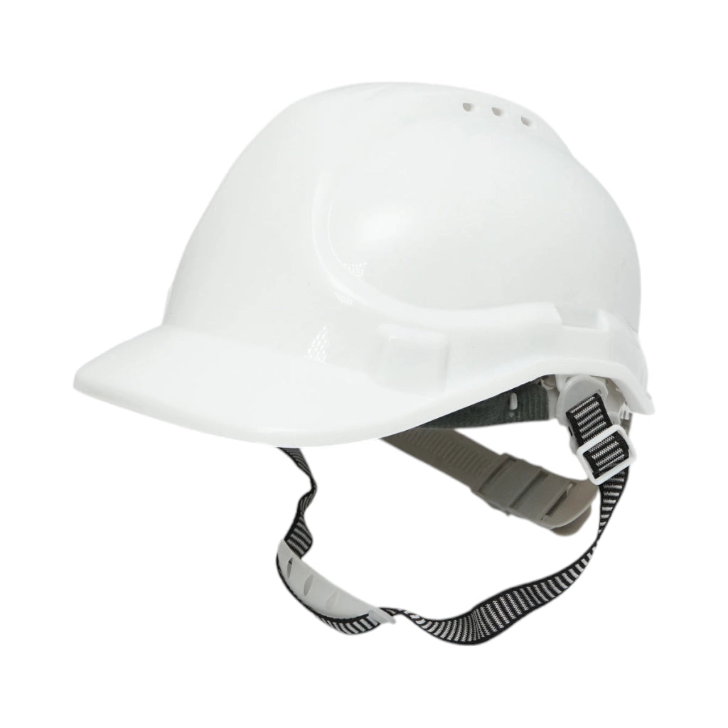 Casco ventilato regolabile 51-63 cm, bianco Crownman