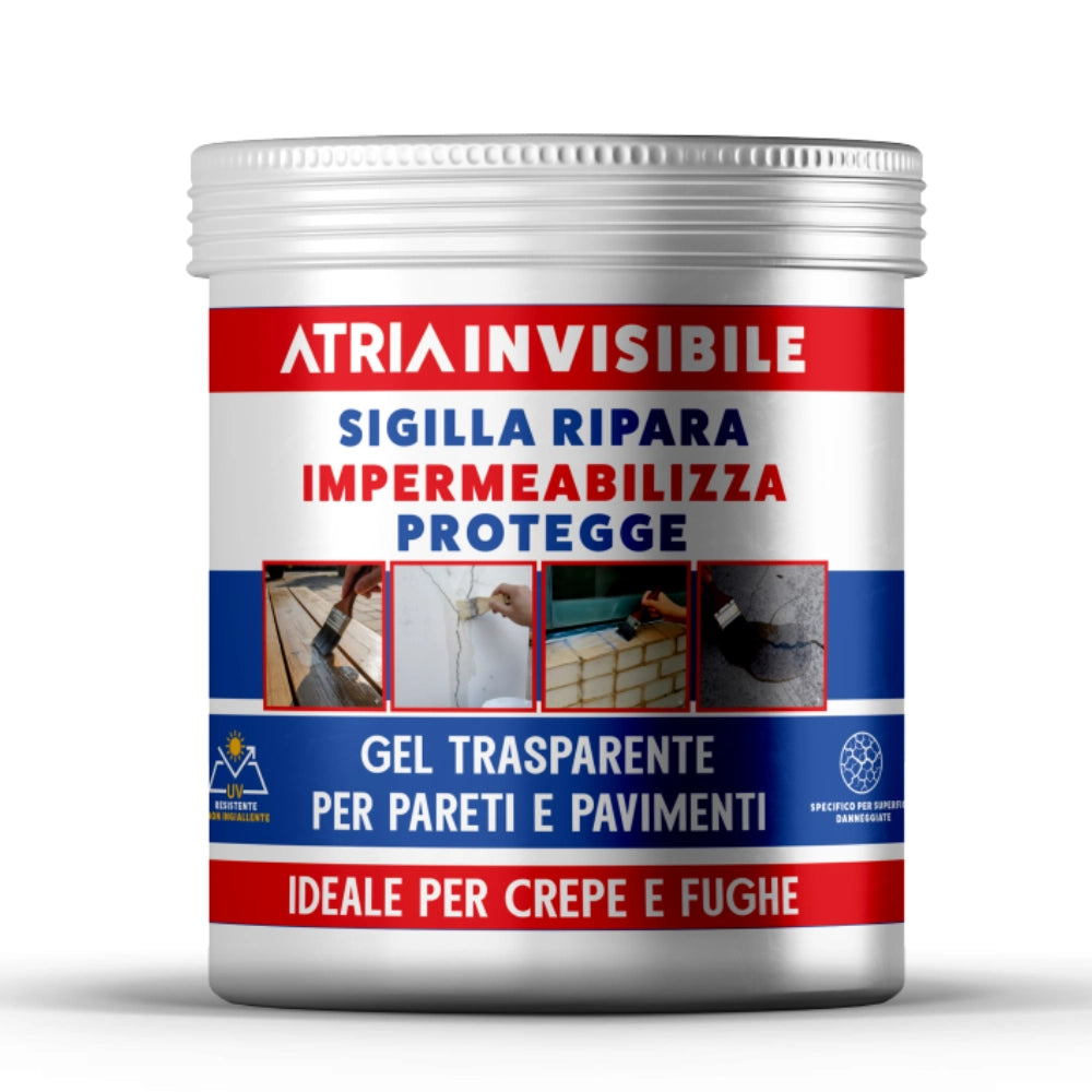 Atria gel impermeabilizzante invisibile per protezione pareti terrazze e balconi *** formato 750 ml, confezione 1