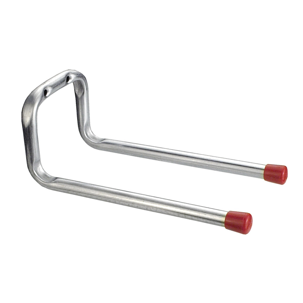 Gancio doppio a parete zincato 98 x 78 x 198 mm.